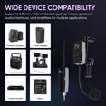 thumbnail image 6 of UHF Wireless Violin Microphone System, Rechargeable Clip-On Instrument Microphones With Transmitter And Receiver For Musicians, Teachers, Stage Performances, Active PA Systems - 98ft Range, 6 of 9