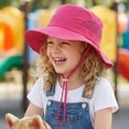 thumbnail image 2 of Boys Girls Beach Bucket Hat 6-10 Years Outdoor Sun Hat For Toddler Baby Kids Fishing Hat UPF 50+ Mesh Breathable Sun Hat Beach Hat Summer Cap Swim Fishing Safari, 2 of 5