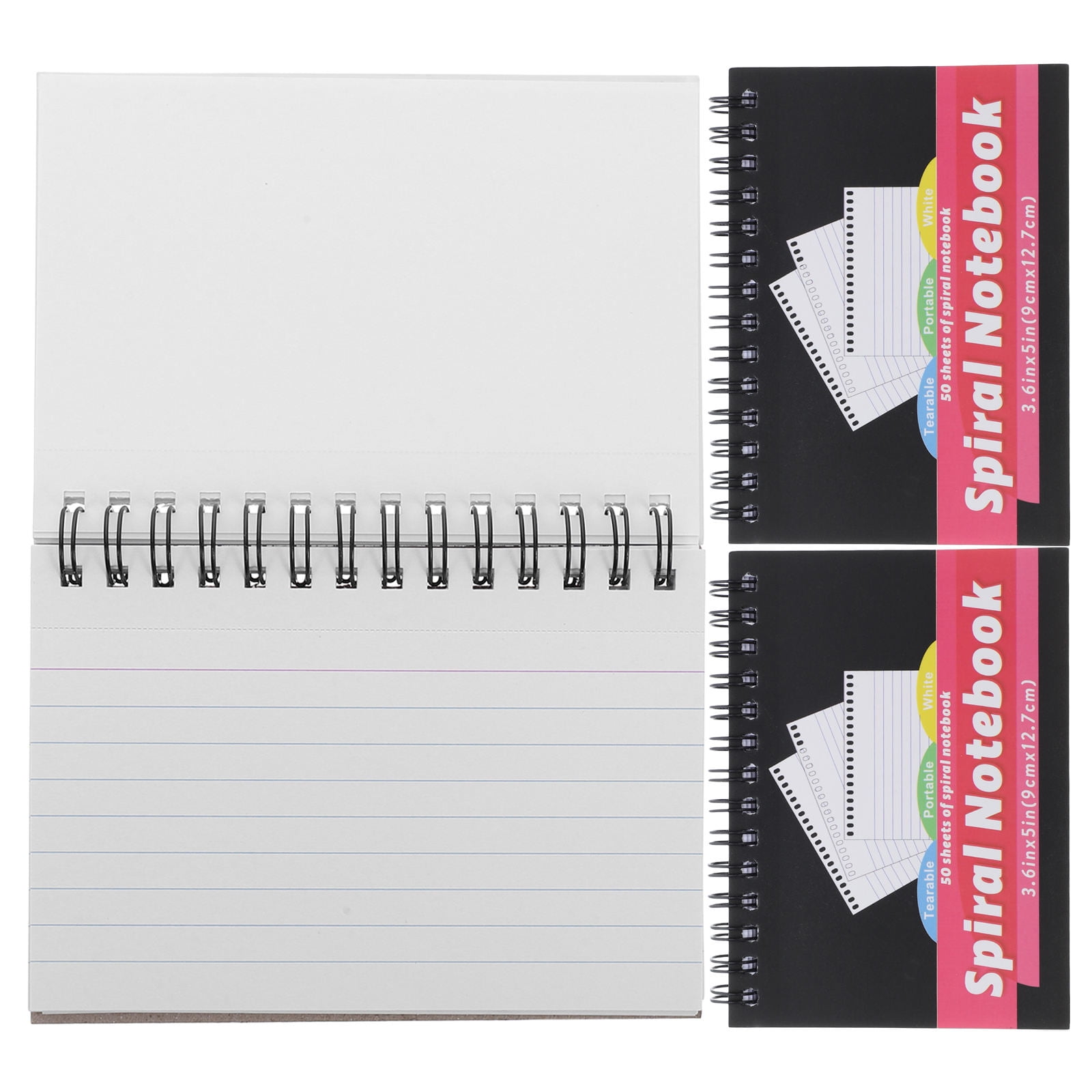 WORGEOUS 9 Pcs  Mini Notepad for Pocket Use mini Spiral Notebook for Memo Notes Notepads Easy To Use Notepads Small Legal Pads Writing Pad (50 Pages/book)