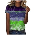 thumbnail image 1 of Pompotops Blouse Décontractée Ample pour Femme, Mode, Imprimée, Col Rond, T-Shirt, Chemises, Blouse, T-Shirt Imprimé, Liquidation, 1 of 5