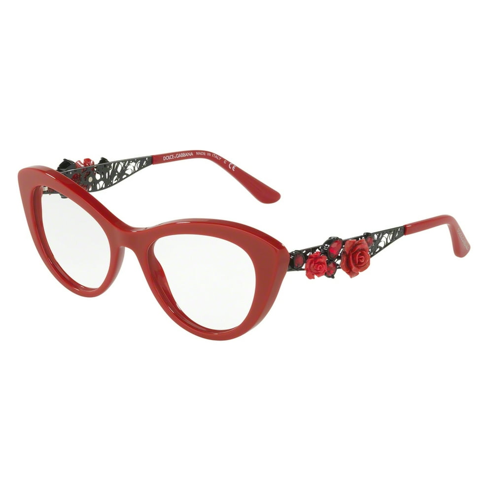 Dolce & Gabbana 0DG3265B Optical Cat Eye Womens Eyeglasses Size 51