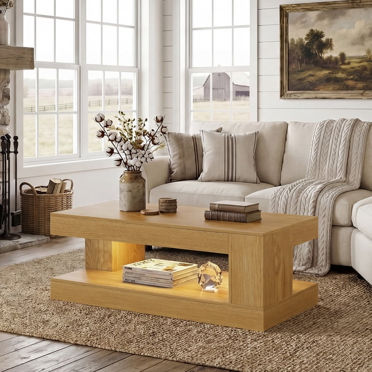 Hawsaiy, Farmhouse Coffee Table, 47