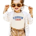 thumbnail image 3 of USA Cousin Crew Shirt for Boys and Girls Patriotic Matching 4th of July Tee for Kids Natural Shirt Youth Large, 3 of 5