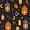 Color 3, variant on Peel and Stick Wallpaper Cozy Autumn Lanterns Candles Seasonal Leaves Black Wall Mural 23.6in x 9.8ft Self Adhesive Removable Wall Paper Renter Friendly Wallpaper for Nursery Bedroom Cabinets