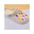 thumbnail image 2 of 16pcs/set Super Cute Gradient Jelly Bear Party & Birthday Hole Shoes Decoration For Kids Girls' Sandals, 2 of 5