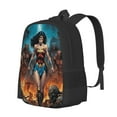 thumbnail image 3 of Wonder Woman Backpack Printed Travel Backpack For Daily Work Sports Backpack Travel Bag 17 inch, 3 of 8