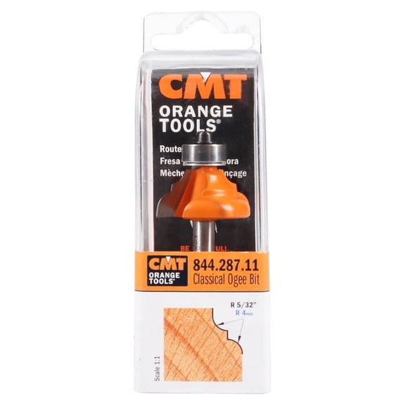 CMT 844.287.11 Classical Ogee Bit for Handheld Portable Routers or Router Tables