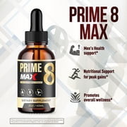 Prime 8 Max Drops Advanced Performance Support Liquid Supplement Prime8Max (90 Servings)