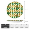 thumbnail image 2 of Wukai Corn 8 Print Decorative Plate for Display,Bone China Decorative Plate, Ceramic Dinner Plate with Stand, Vertical Ceramic Plate-10in, 2 of 6