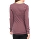 thumbnail image 3 of INSPIRAR CHIC Blusa de Cuello Cowl de Manga Larga con Botones Decorativos y Fruncido Frontal Ajuste Regular Pullover Talla 2XL Roja, 3 of 7