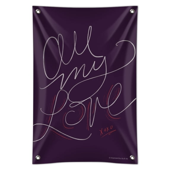 All My Love XOXO Home Business Office Sign