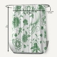 thumbnail image 5 of Simply Daisy 70" W x 73" L Traditional Bird Floral Polyester Shower Curtain, Green [1 Ct], 5 of 5