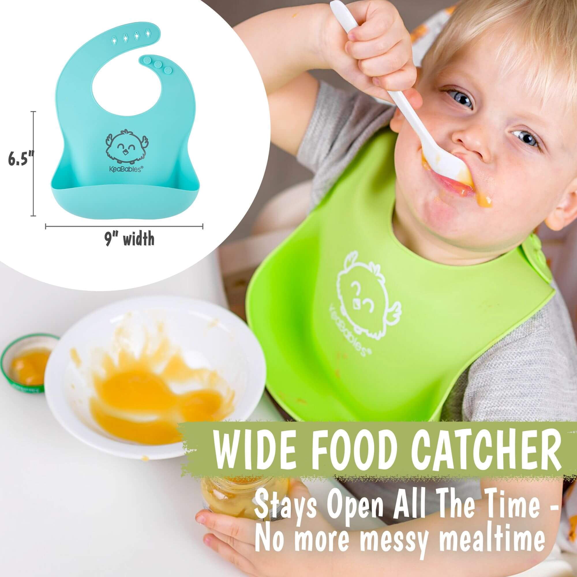 baby food catcher bib