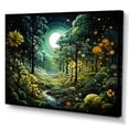 thumbnail image 2 of Designart "Forest captivate Forest Pointillism II" Landscapes Wall Decor, 2 of 5