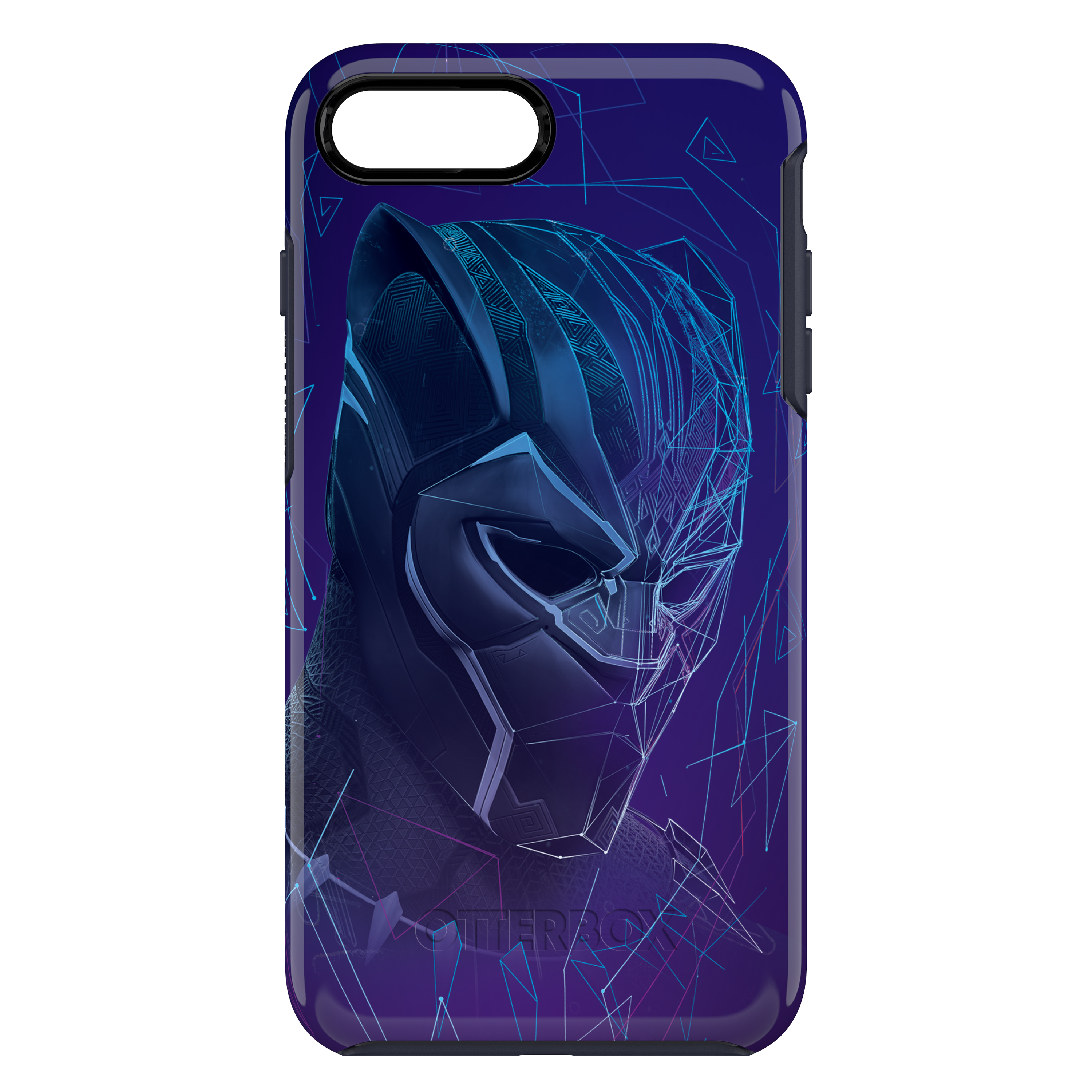 Otterbox Apple Symmetry Case for iPhone 8 Plus/7 Plus, Black Panther - image 4 of 10