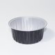 thumbnail image 1 of Zhuge Paquete de 100 mini moldes desechables para pasteles, moldes pequeños para hornear pasteles de 3,3 x 3,3 pulgadas, recipientes para pasteles individuales (negro), 1 of 5