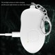 thumbnail image 3 of Alarma personal recargable por USB con linterna LED resistente al agua, blanca, 4 unidades mcb6V57mm, 3 of 5