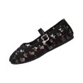 thumbnail image 3 of Lenago Flat Shoes for Women Wide Width Round Toe Walking Shoes Casual Womens Dress Shoes Office Shopping Party Travel Black Size-6, 3 of 10