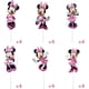thumbnail image 3 of Disney-adornos para tartas de Minnie Mouse rosa, decoración para cupcakes de ratón para fiesta de cumpleaños para niñas y niños, suministros para Baby Shower, 24 piezas, 3 of 4