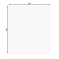thumbnail image 2 of Oyster Shell White 14x16 Uncut Art Mat Board - No Opening - 10 Mats, 2 of 7