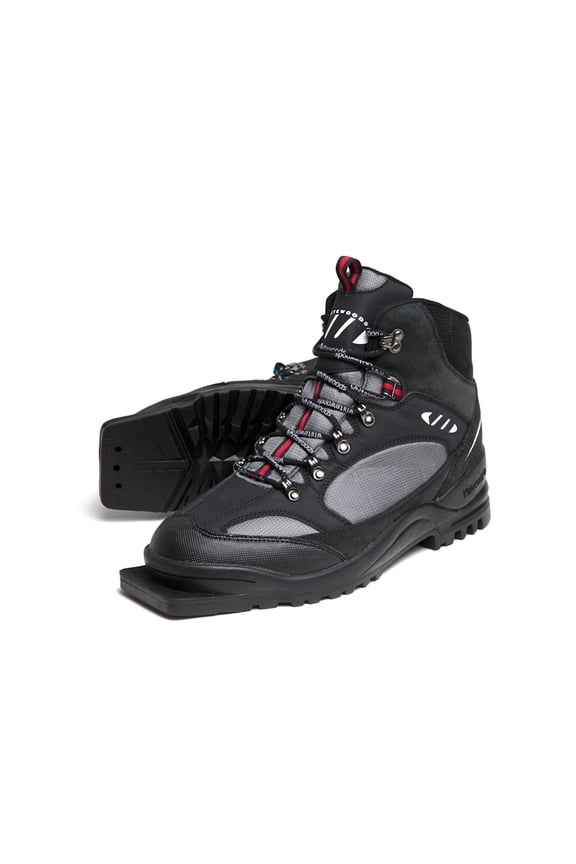 Adult Unisex 309 75mm Ski Boots, Color: Black/Gray/Red, Size: 37