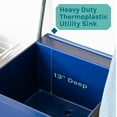 thumbnail image 6 of Tehila Blue 19 Gallon Utility Sink Black Legs and P-Trap Kit for Laundry room, Basement, Garage, 6 of 9