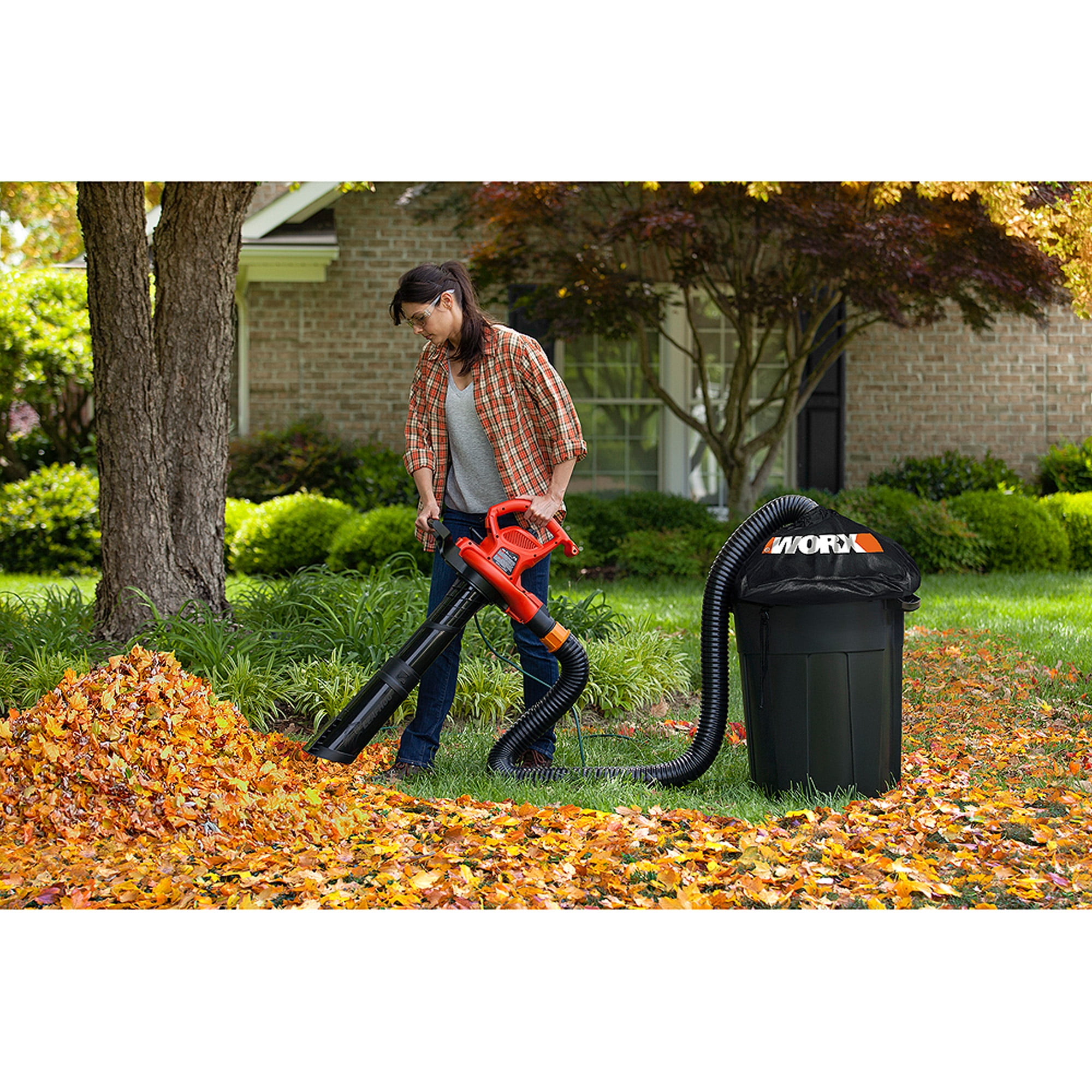 WORX Wa4054 2 LeafPro Universal Leaf Collection System With Multifit  Adapter for sale online