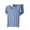 Blue, variant on yunLCZ Pants for Women High Waisted Women Solid Straight Solid Elastic Pants Long Linen Women Waist Cotton Casual Slit Trouser Legs Pants