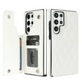 thumbnail image 2 of Wallet Case for Samsung Galaxy S23 Ultra, RFID Blocking Card Slots Holder PU Leather Fashion Back Flip Cover with Kickstand Magnetic Buttons Shockproof Case for Samsung Galaxy S23 Ultra,White, 2 of 8