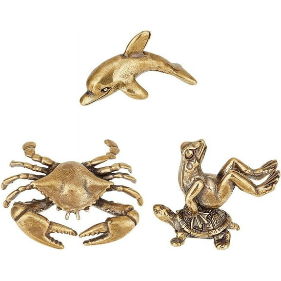 1Set 3Pcs 3 Styles Antique Bronze Brass Display Decoraions Home Decorations Mixed Shapes 37~41.5x20.5~46x11~35.5mm 1pc/style