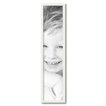 ArtToFrames 8" x 37" White Picture Frame, 8x37 inch White Wood Poster Frame (WOM-5138)