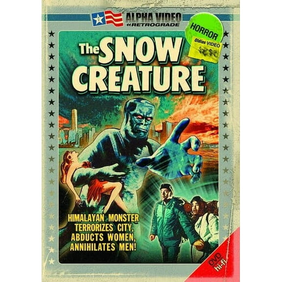 The Snow Creature (DVD), Alpha Video, Horror