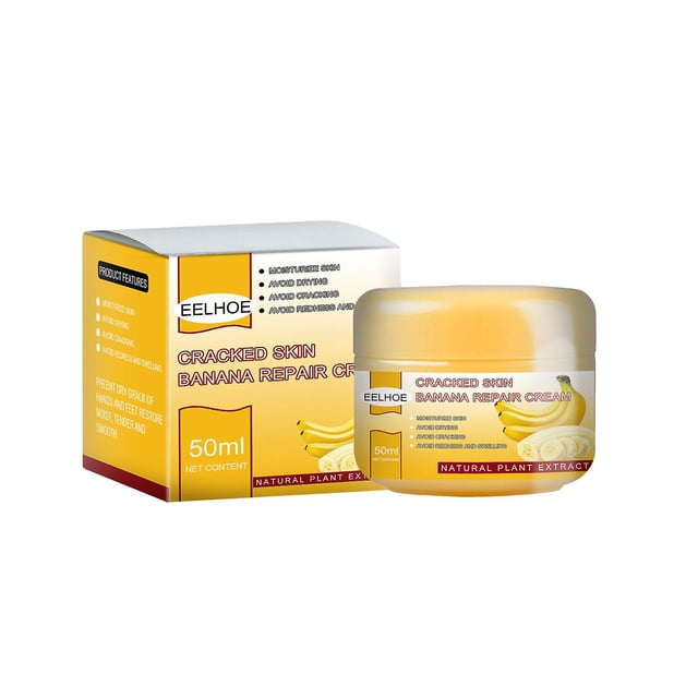 Crema bálsamo para talones agrietados HUOGUO para pies ásperos, secos y agrietados