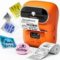 thumbnail image 7 of Thermal Label Printer Label Printer Small Black Label Maker 10 Bluetooth Thermal Label Makers for Small Business Home 2 Inch Barcode Label Sticker for Address/Logo/Clothing Label, 7 of 7