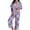 Light Purple#9527, variant on BOOMNY Halloween Womens Pajama Sets Hallowmas 2 Peice Pjs Set for Women Funny Pumpkin Skeleton Graphic Short Sleeve Sleepwear Tops Shorts Cozy Nightwear Loungewear