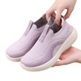 thumbnail image 4 of Soft Sole Comfort Slip On Shoes For Women, Casual Breathable Walking Flats, Lightweight Fashion Sneakers For Shopping Trips, 4 of 4