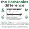 thumbnail image 2 of Suplemento Vinagre de Sidra de Manzana Cruda Alta Resistencia Soporte Desintoxicación 120 Cápsulas Veganas Herbtonics HBS-854535S4, 2 of 2