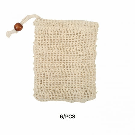 ACDANC 6 Pack Soap Saver Bag Zero Waste Mesh Bar Soap Loofah Holder Pouch for Shower
