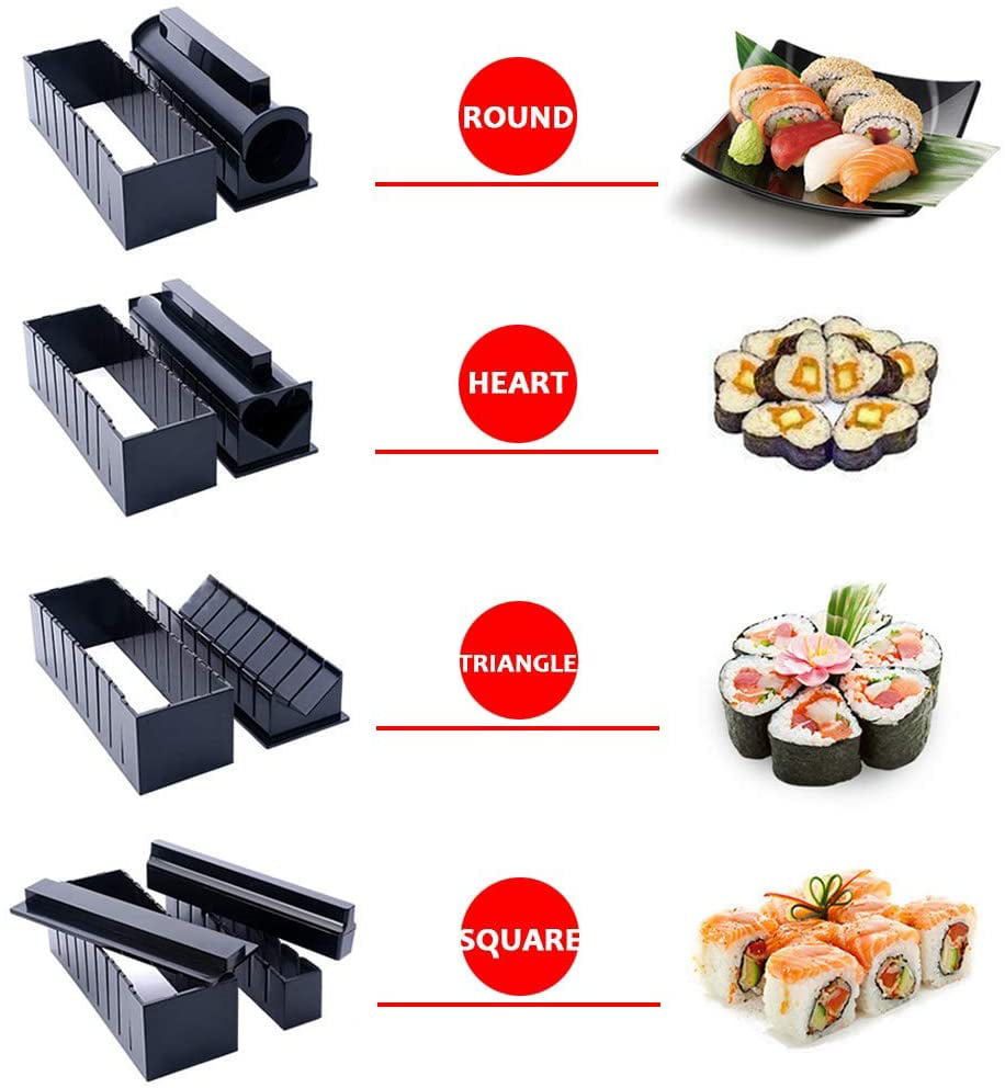 Sushi Making Kit Original Sushi Maker Deluxe,DIY Sushi Set Easy and Fun Sushi Rolls