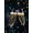 Two Champagne, variant on FORMRS Acrylic Clipboard with Low Profile Clip Standard A4 Letter Size, 12.5" x 9", Truck Construction Pattern