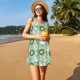 thumbnail image 3 of Fotbe Chicken Laying Eggs Vestido de Verano sin Mangas para Mujer – Vestido Midi Línea A, Estilo Camiseta Floral, Vestido Playero Casual y Fluido, 3 of 7