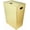Gold, variant on Ws Bath Collections Ecopelle 2263 Ecopelle Leather Laundry Basket - Gold