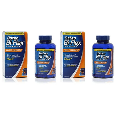 OSTEO BI FLEX JOINT HEALTH TRIPLE STRENGTH 80 COUNT Pack of 2
