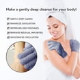 thumbnail image 3 of Guantes de baño exfoliantes Evridwear de doble textura, 1 par, 3 of 7