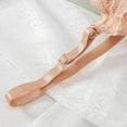 thumbnail image 6 of YUNCITY Lace Bralettes For Women Comfortable Padded Bra Adjustable Shoulder Straps Large Size Wrap Bra Comfy Bra Beige, 6 of 8
