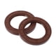 thumbnail image 1 of Sellos de aceite universales de Bargains únicos TC de doble labio con anillo de sellado de resorte de acero para ejes rotativos de alta presión de goma FKM marrón 2 piezas 40x60x7mm, 1 of 7