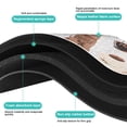 thumbnail image 6 of Coffee Bar Mat Accessories for Countertop Absorbent Hide Stain Rubber Backed Dish Drying Mats for Kitchen Counter Draining Pad Decor Gift Fit Under Coffee Maker Coffee Pot Espresso Machine (24x16in), 6 of 6