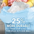 thumbnail image 2 of Bolsas de basura Glad ForceFlex MaxStrength de 13 litros y 34 quilates junto a la playa, 2 of 9