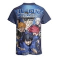 thumbnail image 3 of Camiseta Blue Lock para hombre, camisetas de algodón de verano, camisetas de colores sólidos, ropa de cuello redondo para hombre, 3 of 4