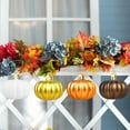 thumbnail image 2 of Deyuer 12pcs Mini Pumpkin Hanging Ornaments,Thanksgiving Harvest Home Tree Decorations,Reusable Hanging Pumpkin Ball for Autumn Holiday Party Supplies,Mix Color, 2 of 10